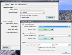 VSDC Free Desktop Capture :: overlays settings