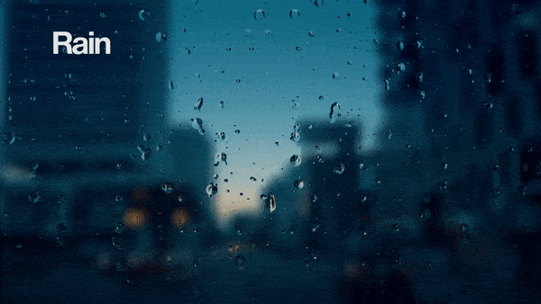 How to create an effect of raindrops or a foggy glass in a video