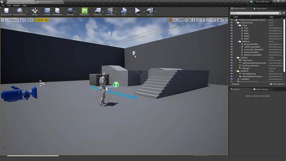 Unreal Engine: A powerful series of 3D game engines developed by Epic Games.
