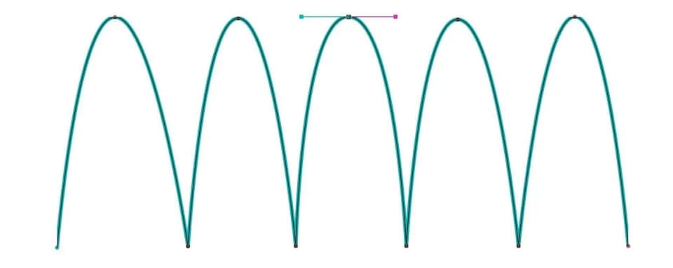 Gerade Linien in glatte Splines verwandeln