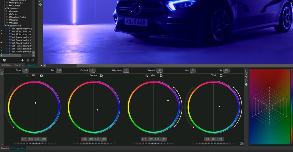 Color Grading RAW and BRAW Files