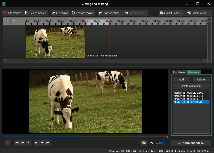 how to crop video in vsdc video editor