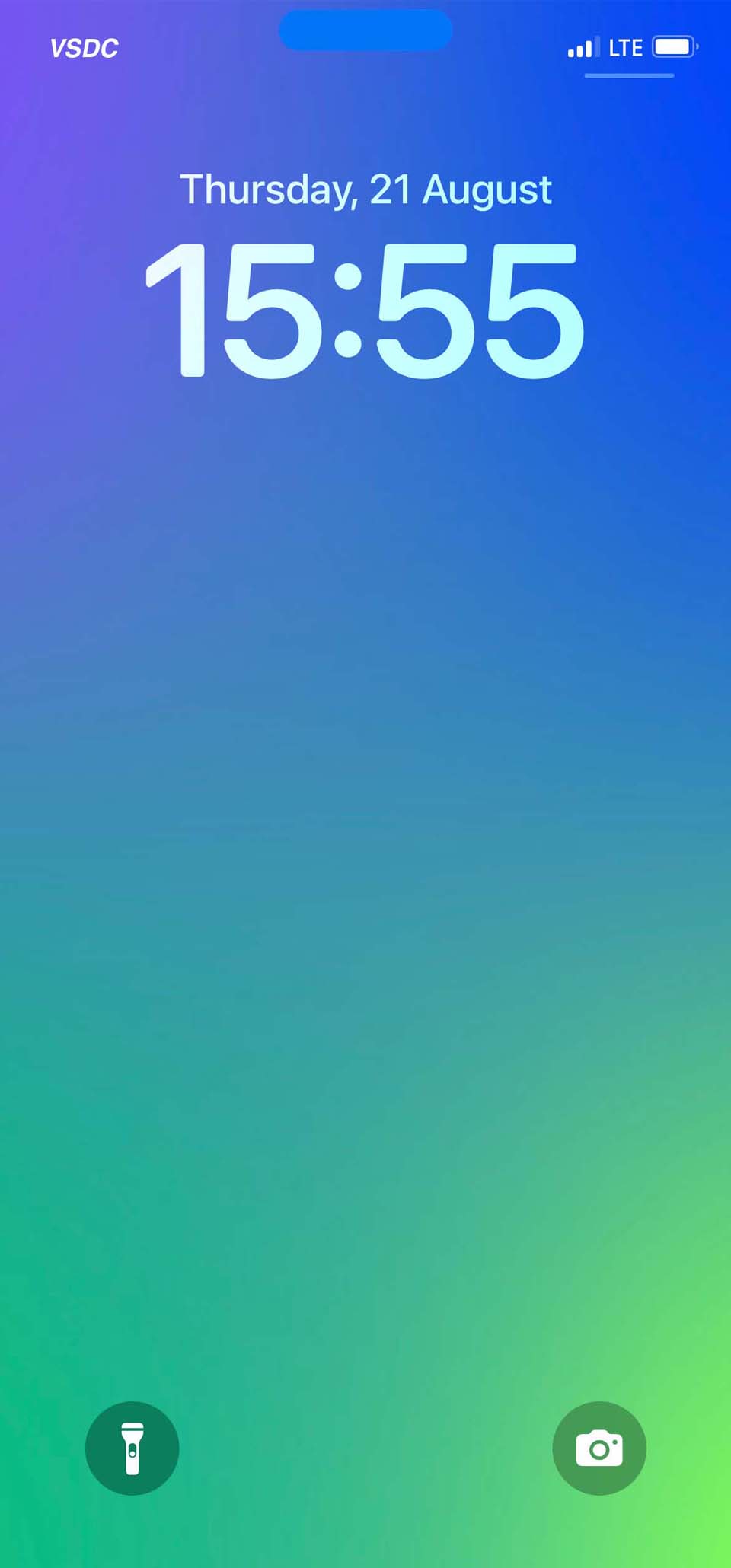 How Your Gradient Wallpaper Looks on a Phone