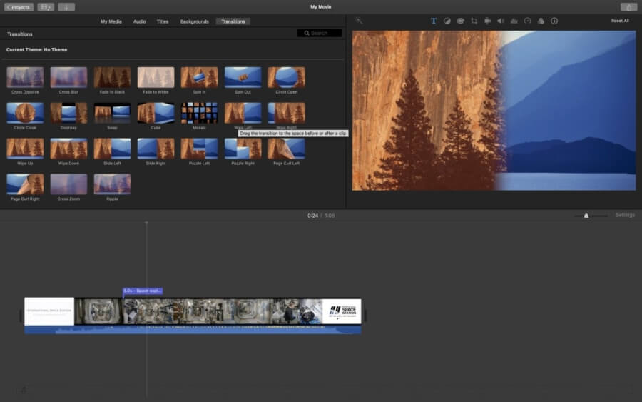 iMovie is a great gameplay video editor for macOS