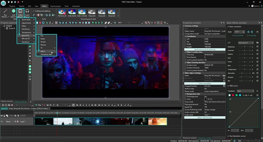 How to quickly create a video glitch effect for free