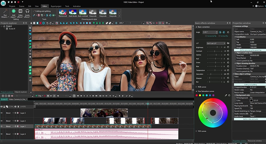 VSDC is one of the most lightweight iMovie alternatives for Windows that is free