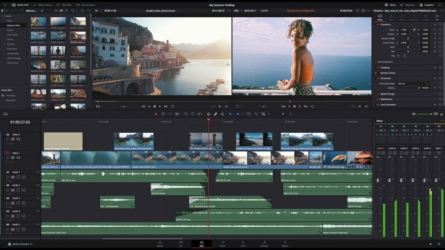 Davinci Resolve (Windows, Mac)