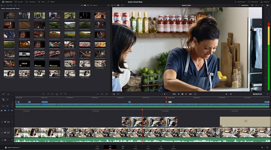 Davinci Resolve is a professional-grade NLE