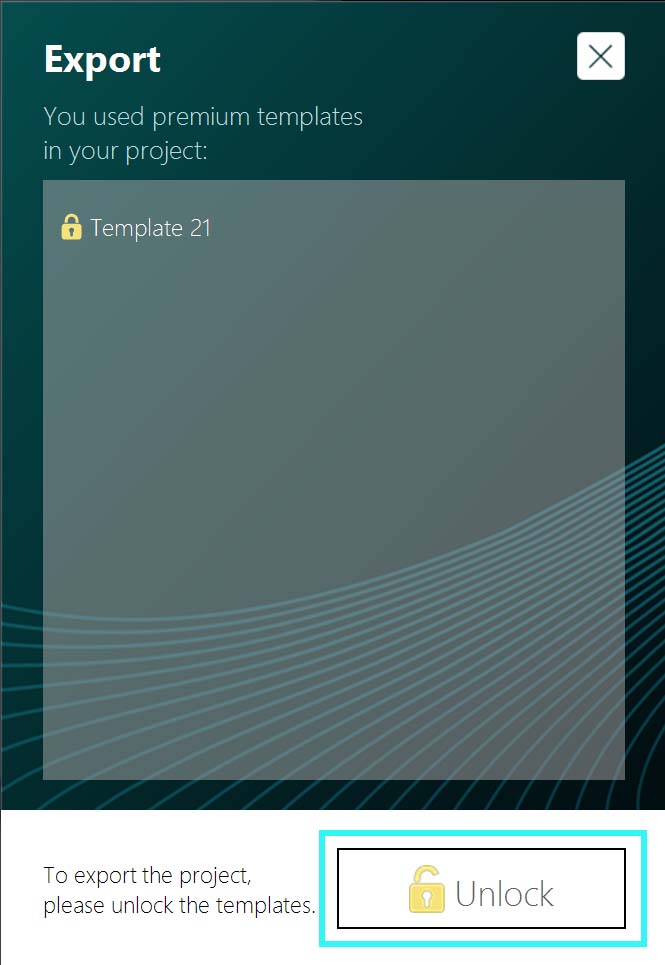 Notification Indicating the Use of a Premium Feature. Example Notification of Using a Premium Feature