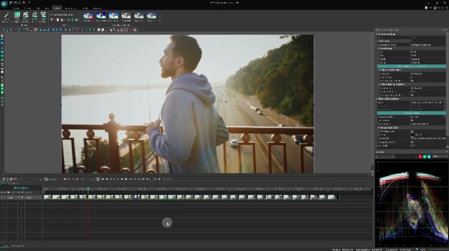 Basiс effect widnow in VSDC
