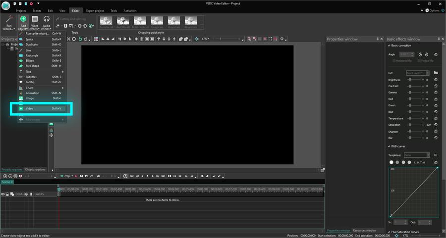 Add your video file