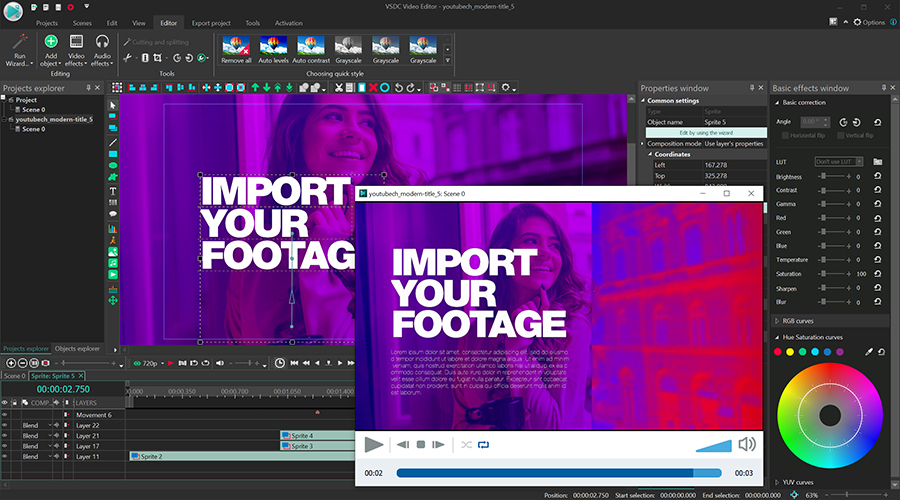 Applicated delogo filter to video