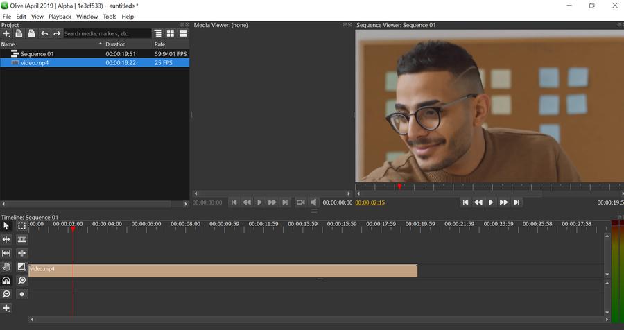 Olive is a new video editor that works on Windows