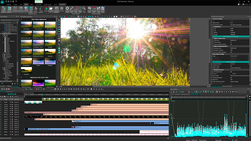 VSDC is a powerful tool for video editing