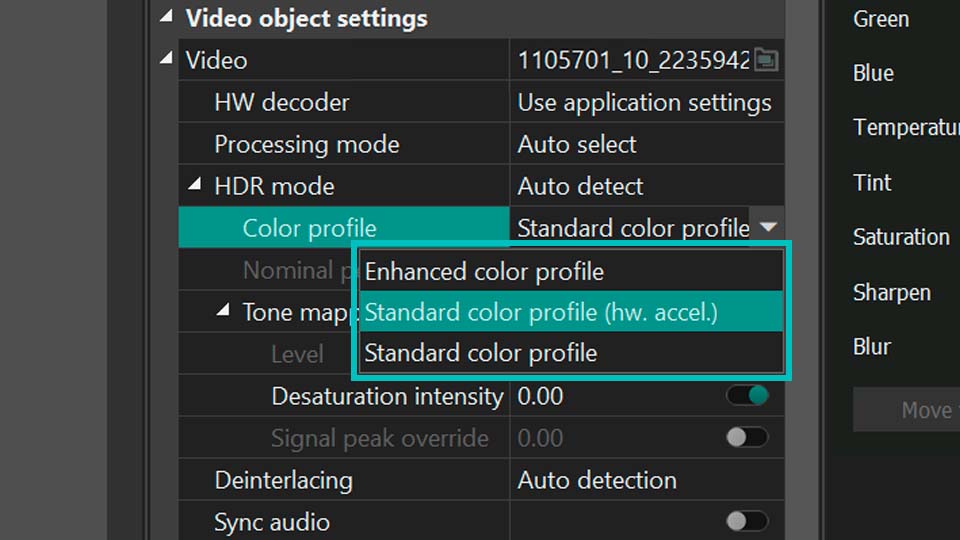 HDR Color Profiles